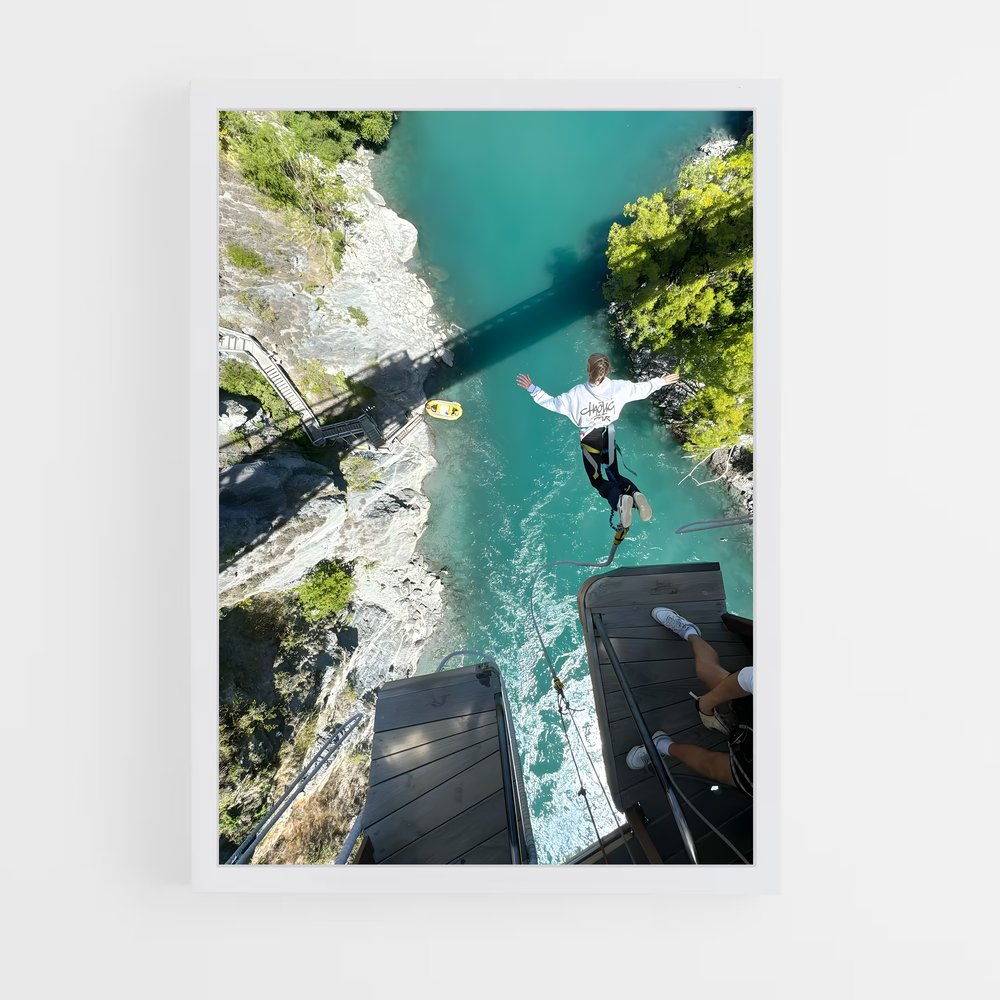 Poster Saut de l'Aigle – affiche Saut à l’élastique (vue 3)